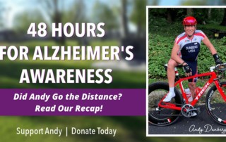 Andy Goes the Distance for Alzheimer’s!