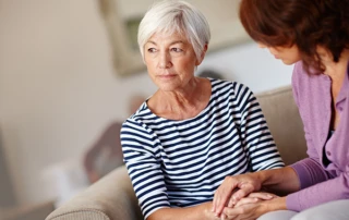 Elder and Mid Aged women sitting