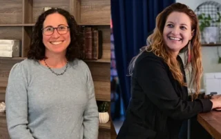Susan Nasberg-Abrams and Marcia LeBeau