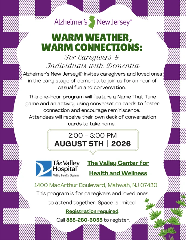 Warm Weather Connections - August 5, 2026