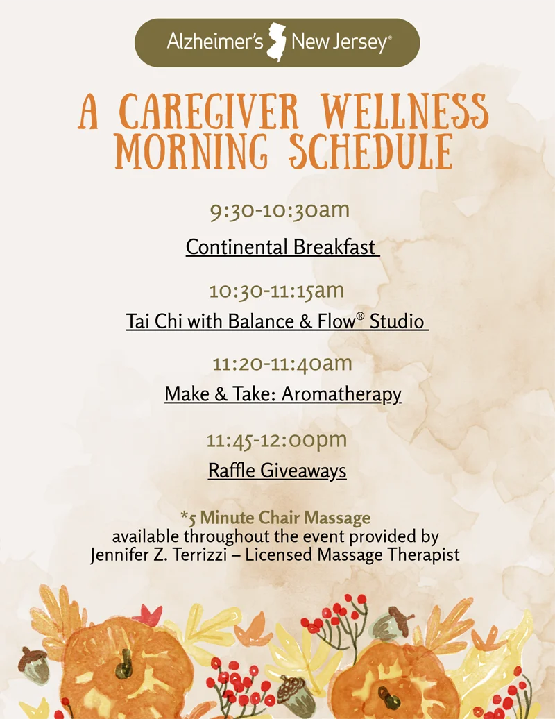 Caregiver Wellness Morning Schedule 2026